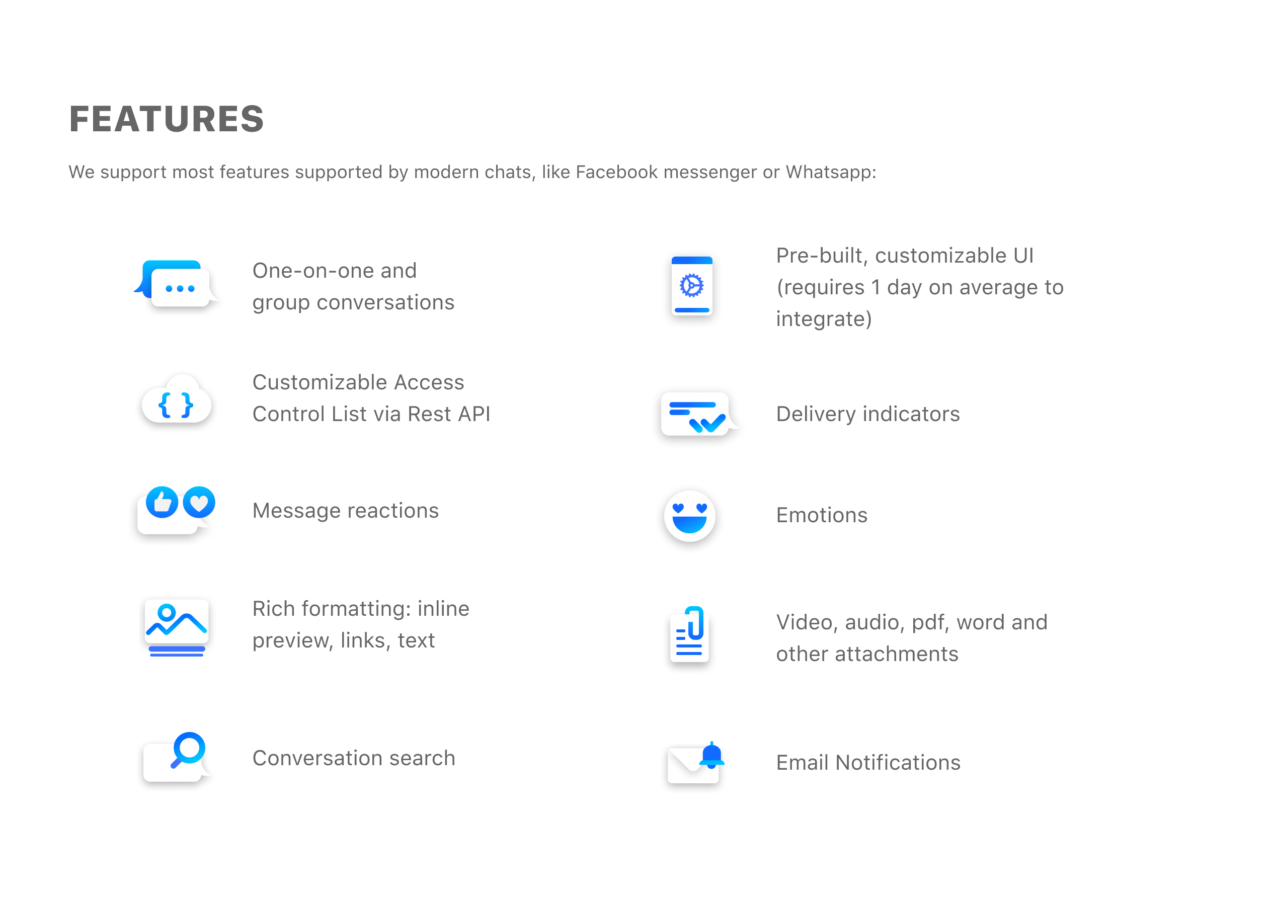 On-premise user to user chat (HIPAA, GDPR)